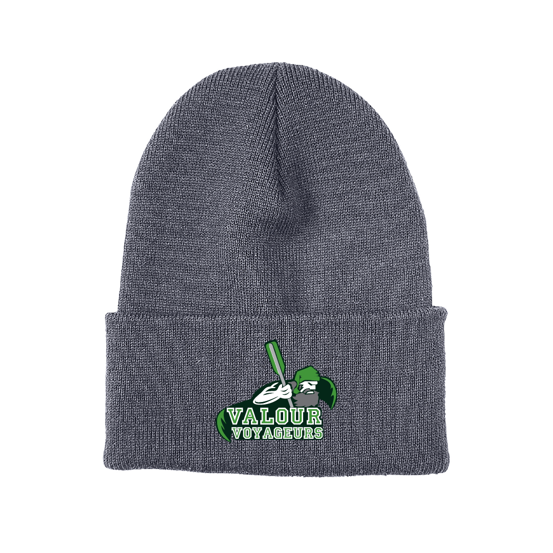VALOUR - Embroidered Adult Knit Cuff Beanie - Valour Voyageurs