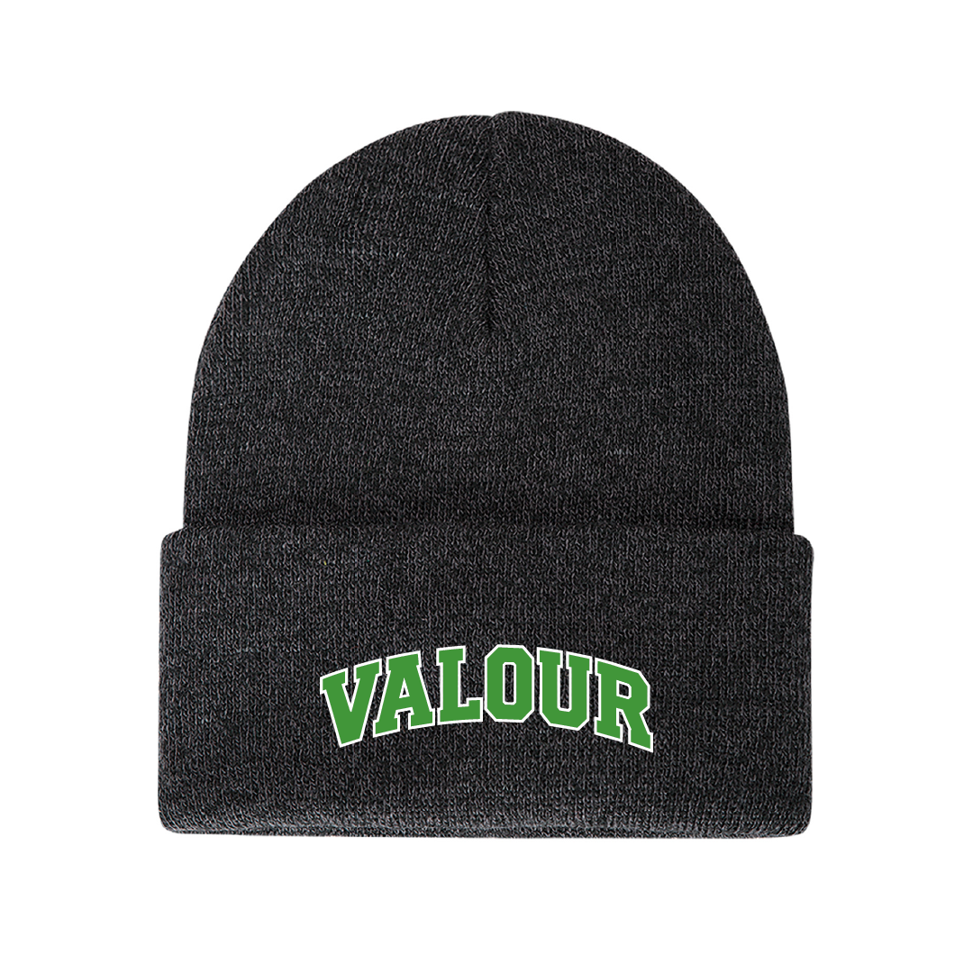 VALOUR - Embroidered Adult Knit Cuff Beanie - Valour Varsity