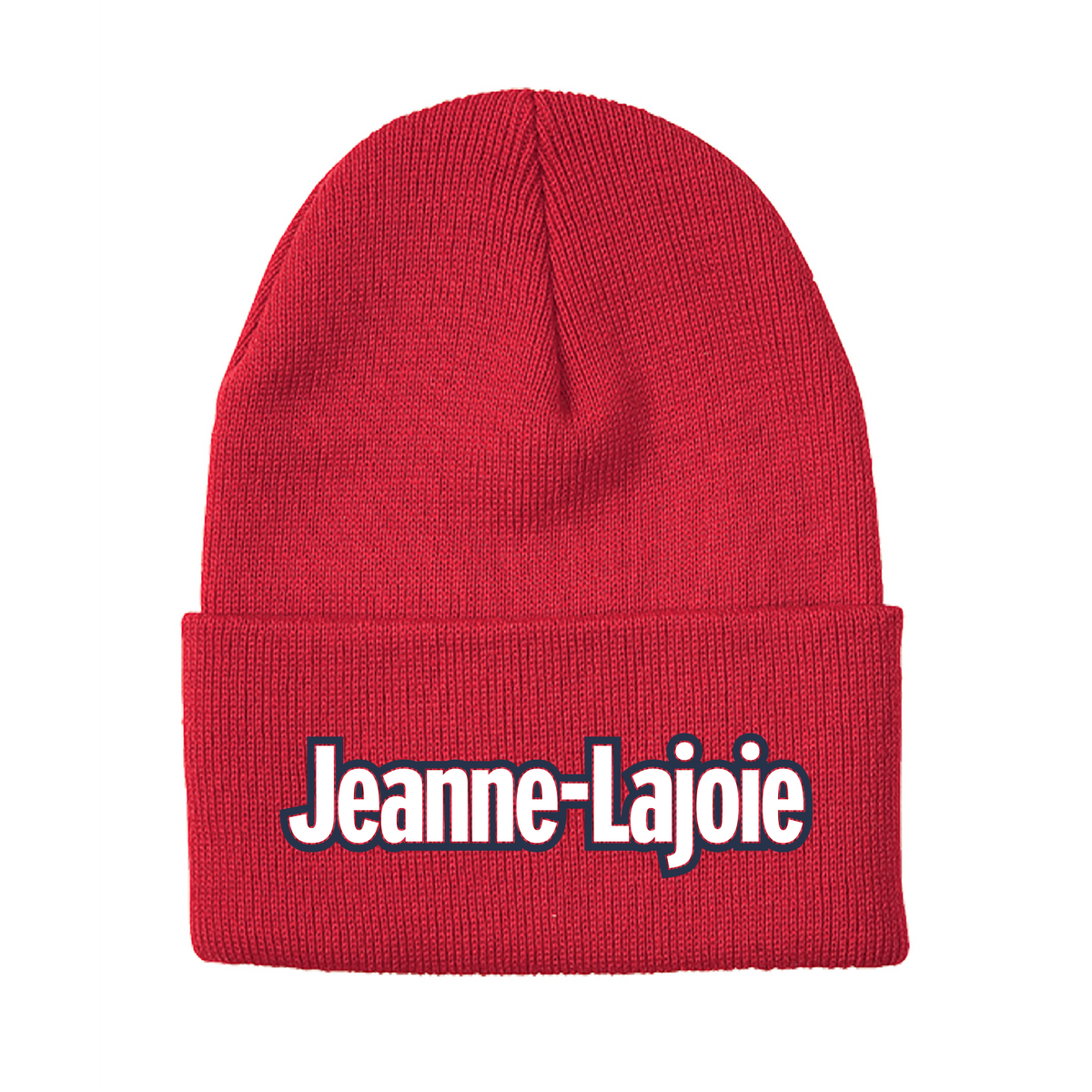 JL-E - Embroidered Fold-Up Beanie