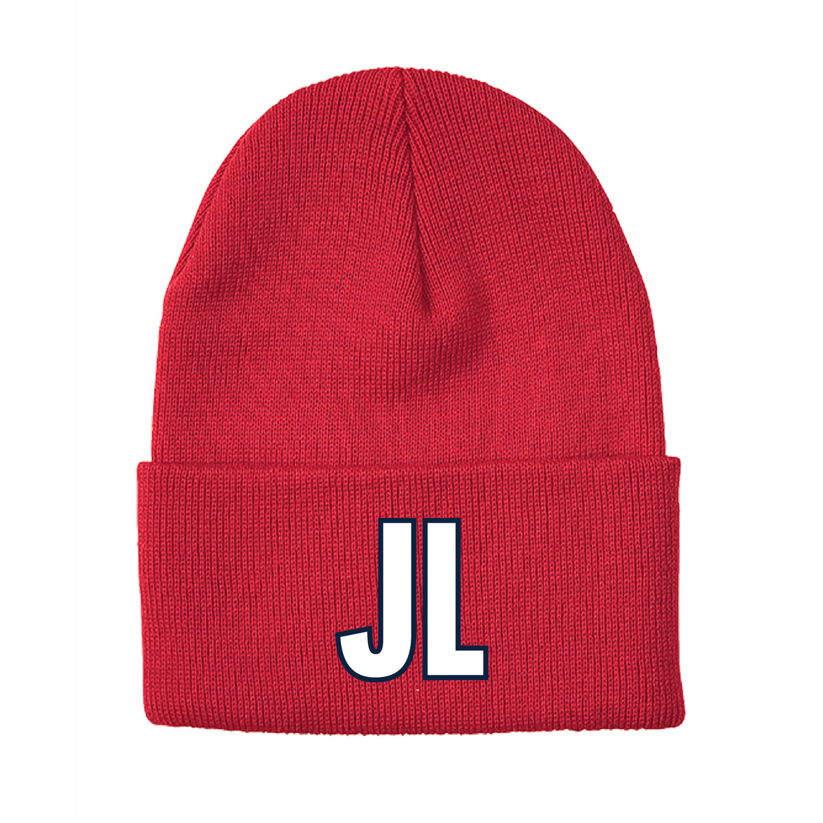 JL-E - Embroidered Fold-Up Beanie