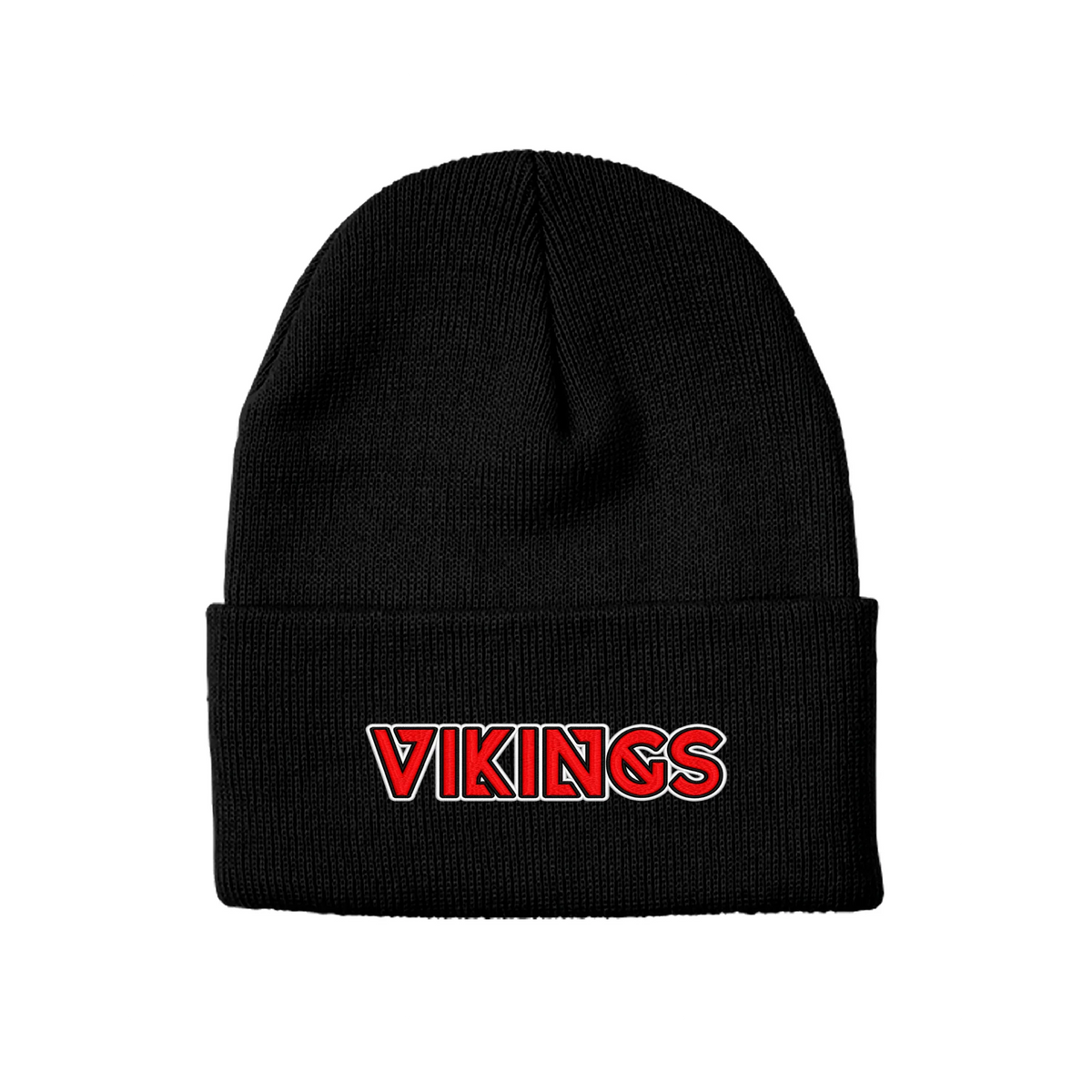 Vikings C100 black beanie - text
