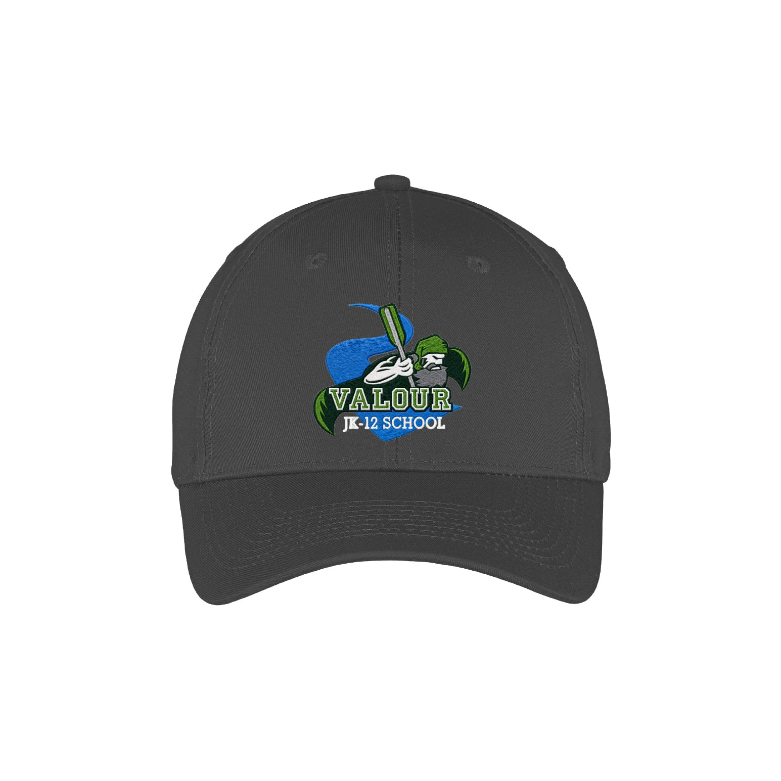 VALOUR - Embroidered Adult Twill Cap