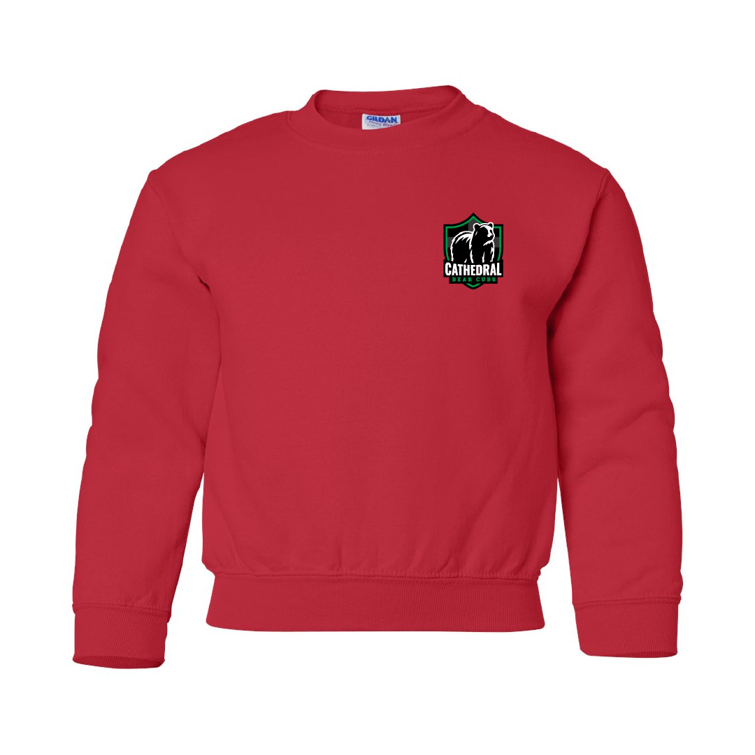 CCS - Printed Youth Heavy Blend Fleece Crew