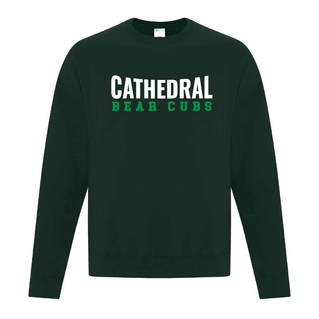CCS - Printed Adult Heavy Blend Fleece Crew