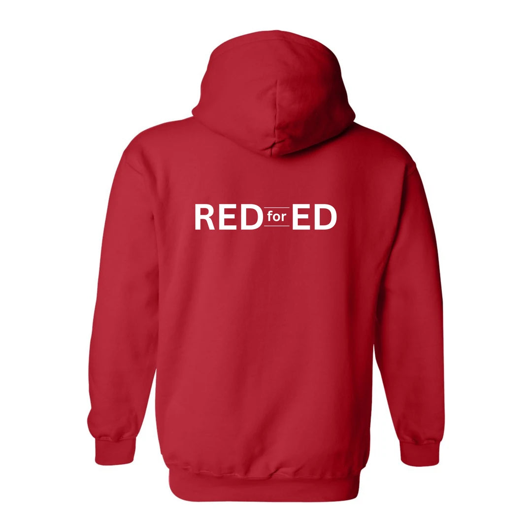 COPE 103 Red for Ed Hoodie - Back