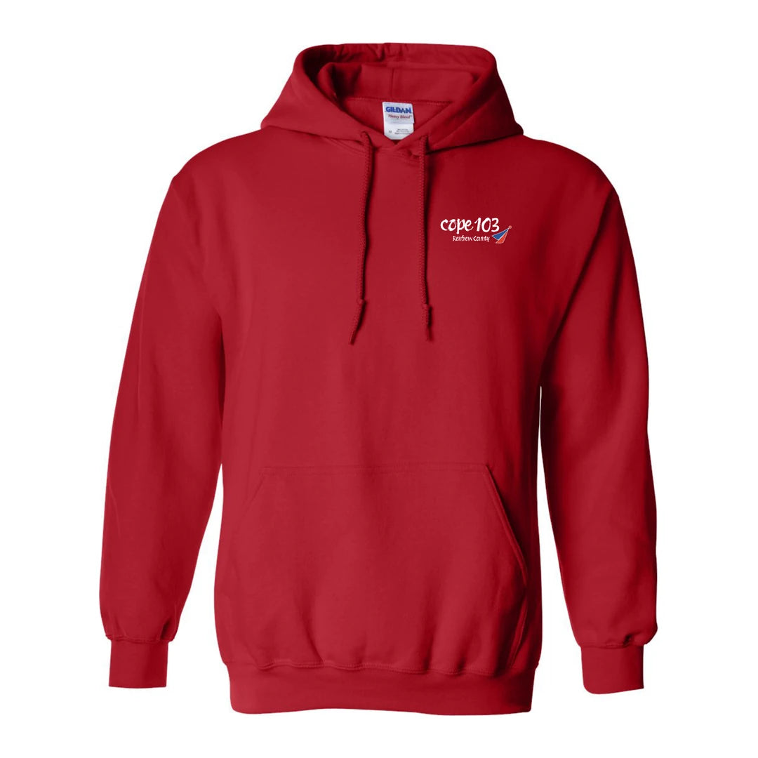 COPE 103 Red for Ed Hoodie - Front