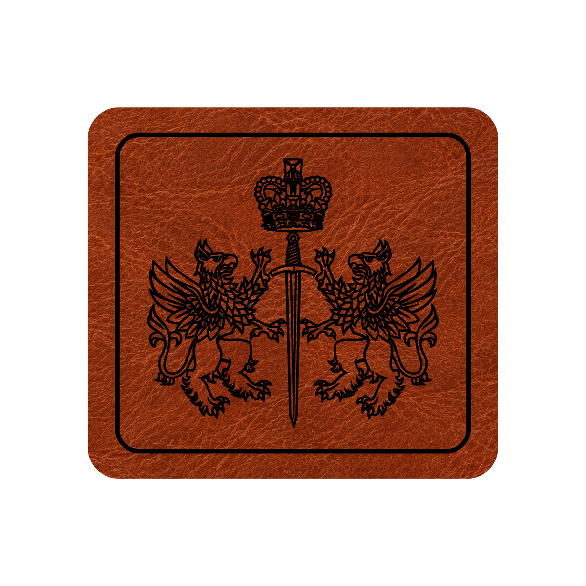 CP - Close Protection Leatherette Patch - Rawhide