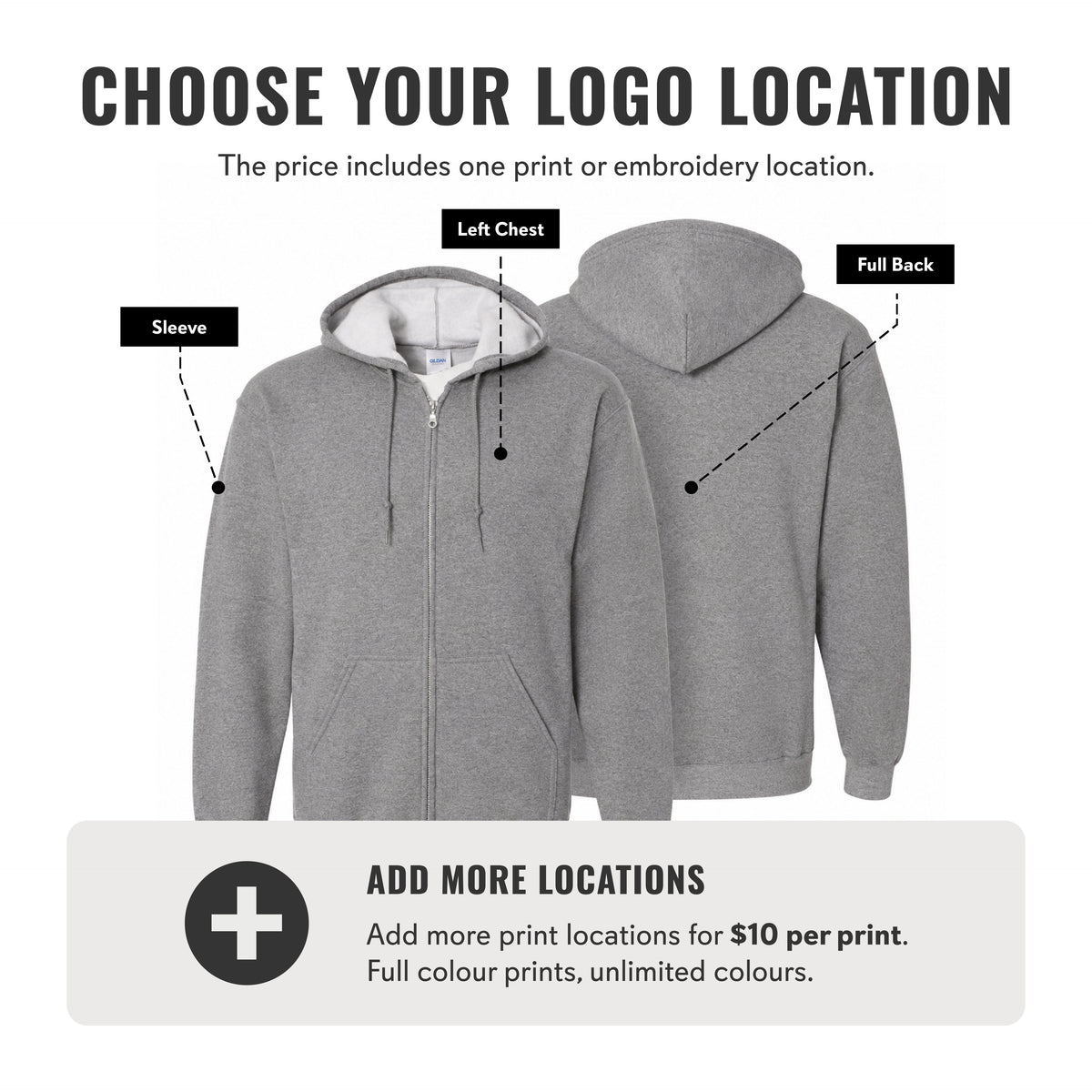 Webstore - Unisex Printed Full-Zip Hoodie