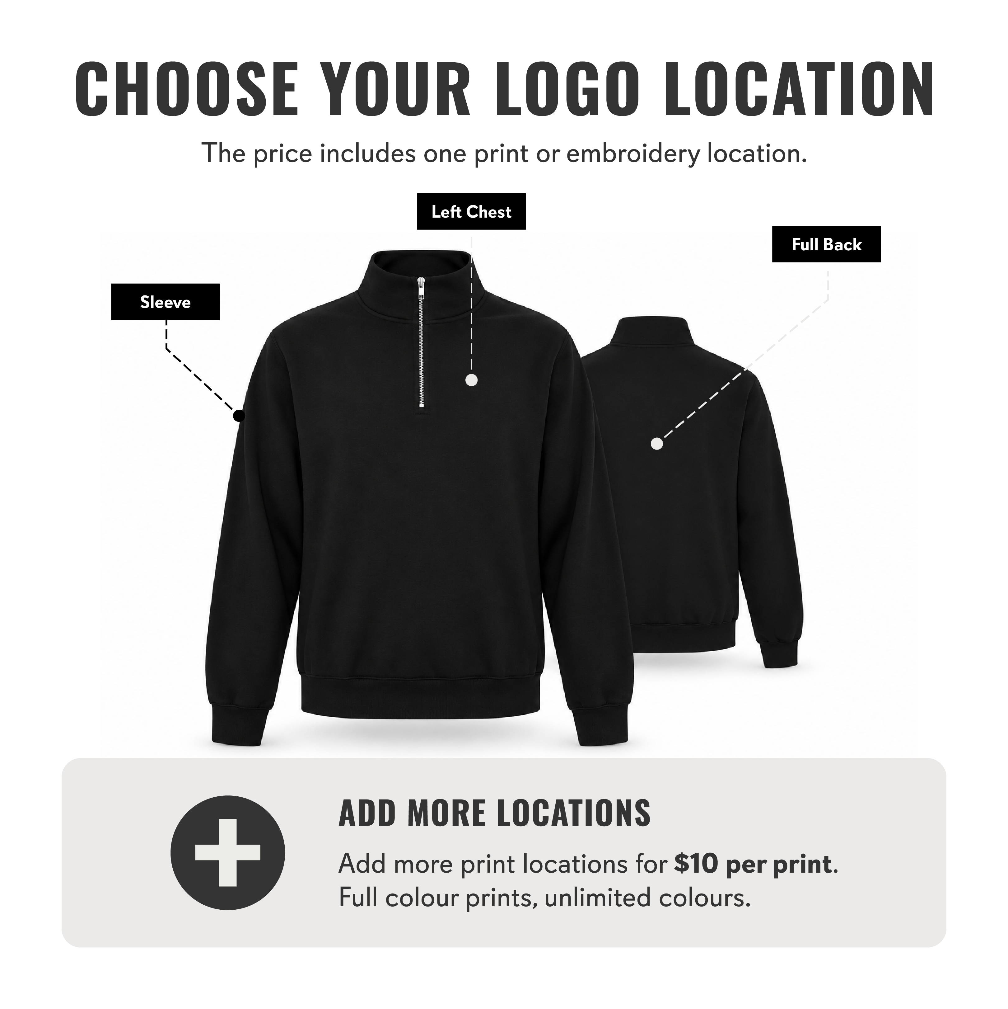 Webstore - 1/4 Zip Sweatshirt