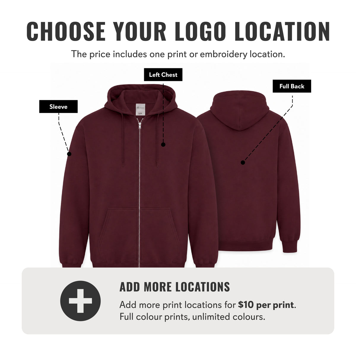 Webstore - Unisex Full-Zip Hoodie