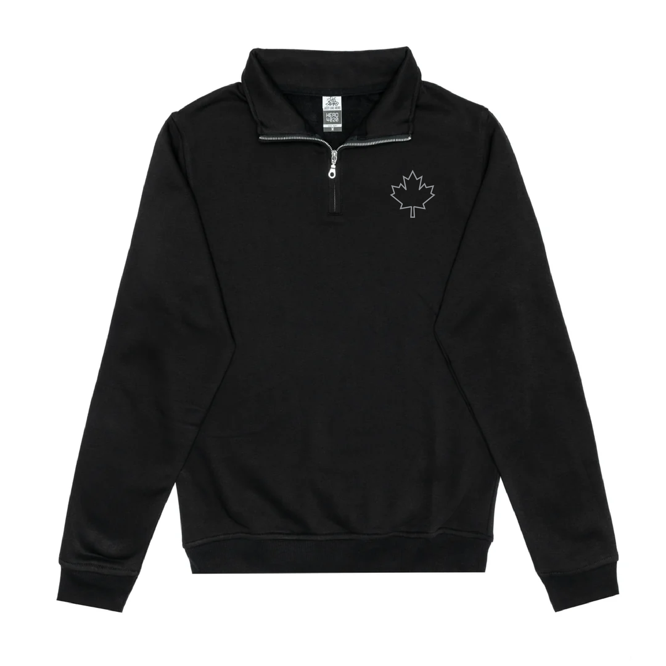 Sweat-shirt unisexe à fermeture éclair quart de tour HERO-4020