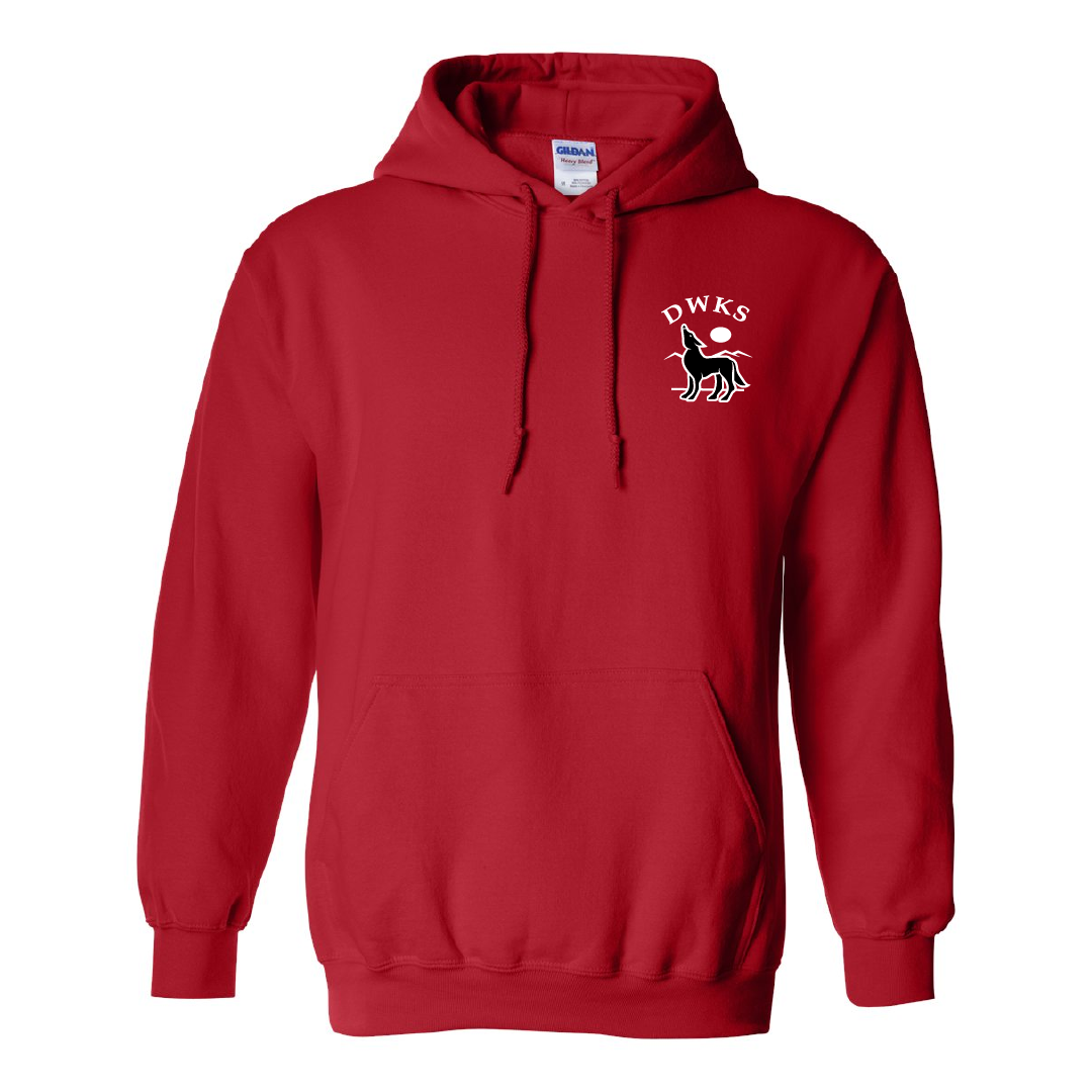 DWKS - Embroidered Adult Fleece Hooded Sweatshirt