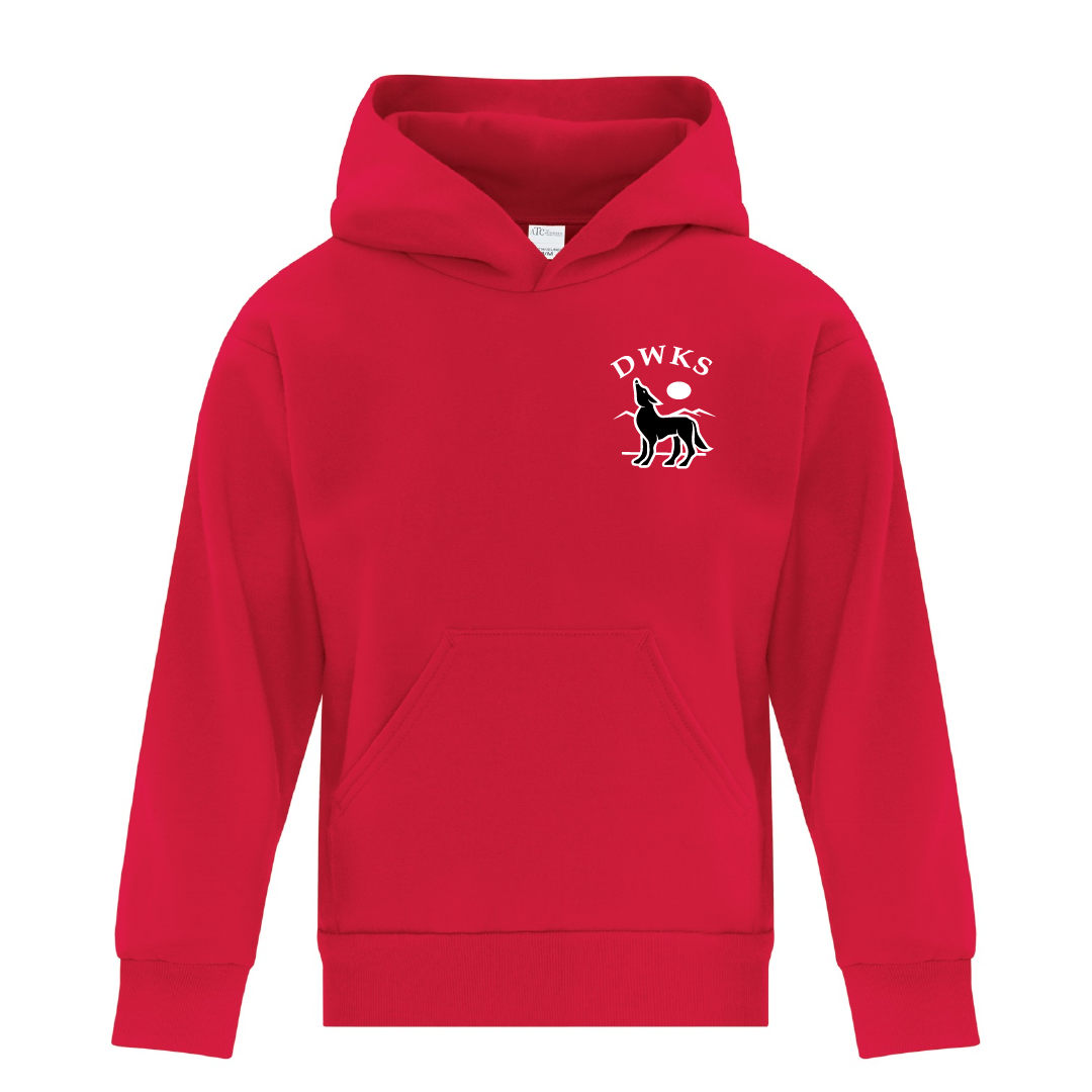 DWKS - Embroidered Fleece Hooded Youth Sweatshirt