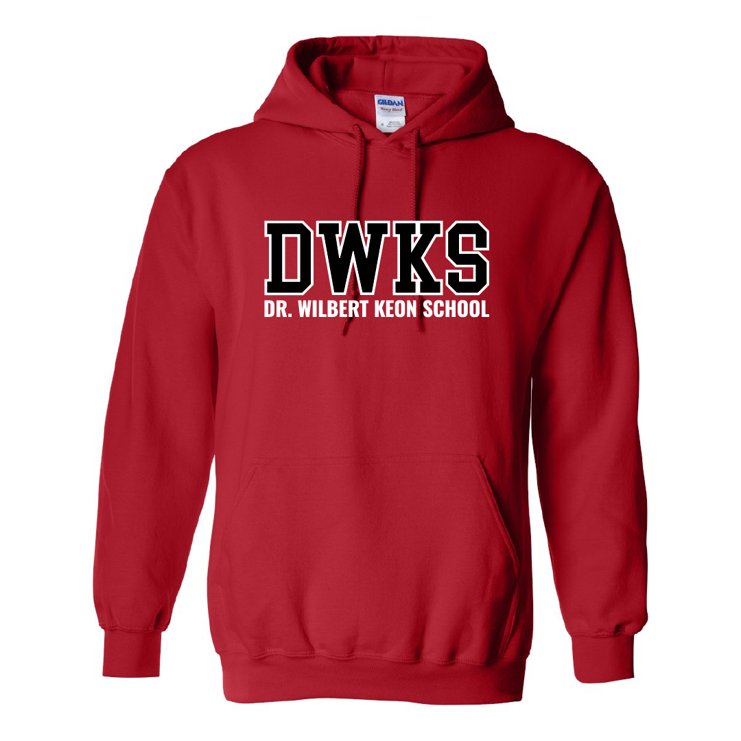 DWKS - Embroidered Adult Fleece Hooded Sweatshirt