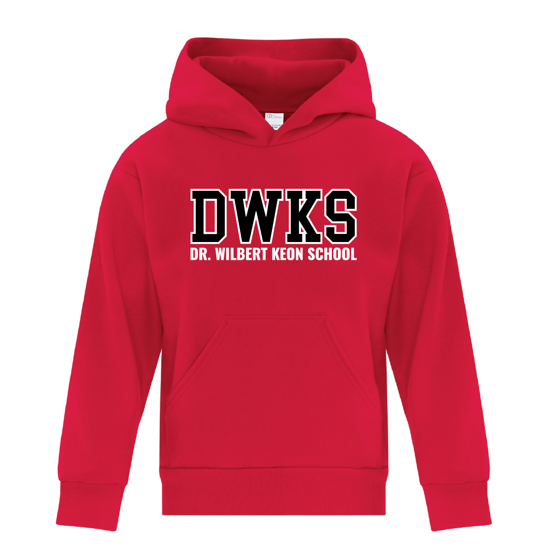 DWKS - Embroidered Fleece Hooded Youth Sweatshirt