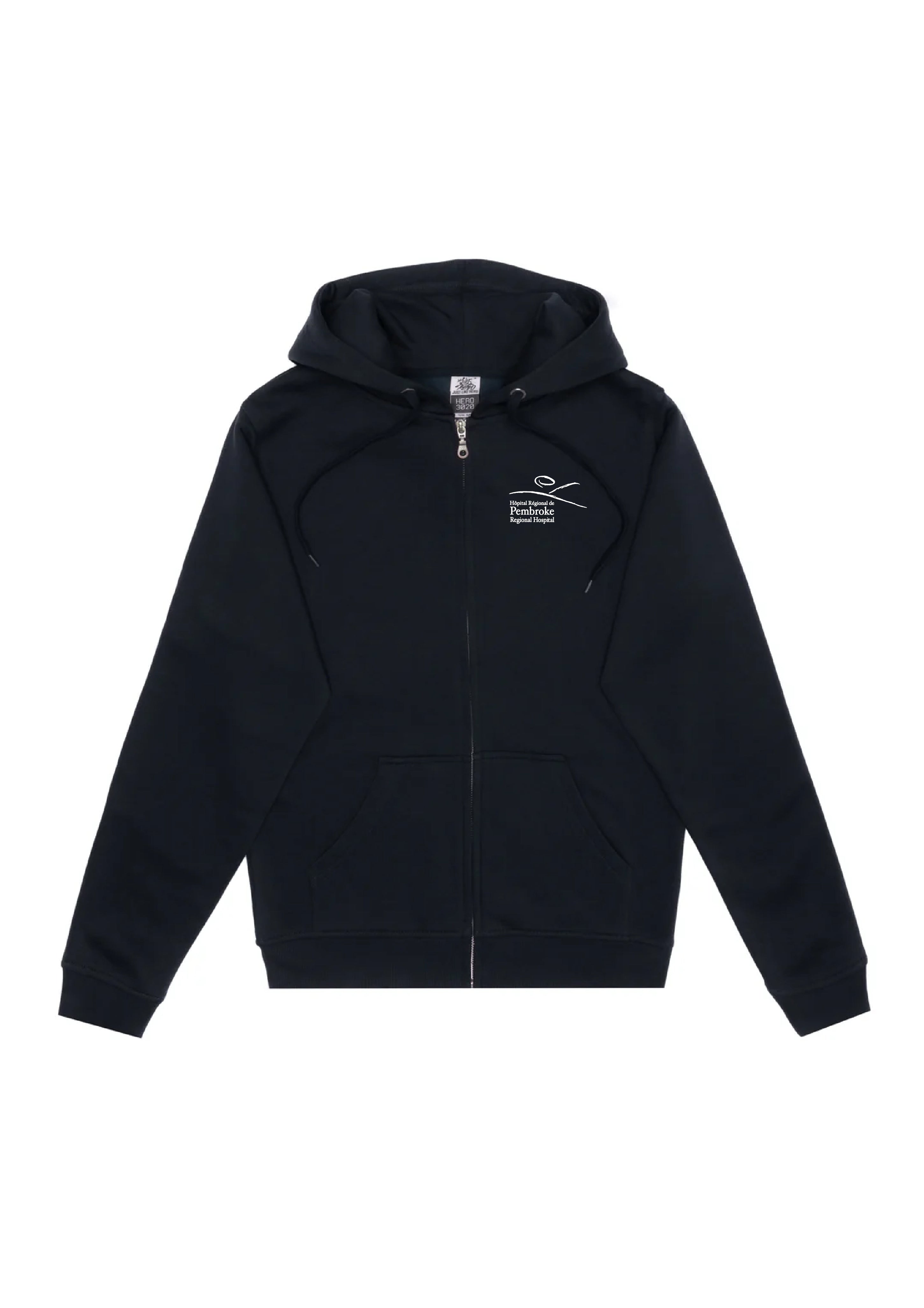 Sweat à capuche unisexe entièrement zippé HERO-3020