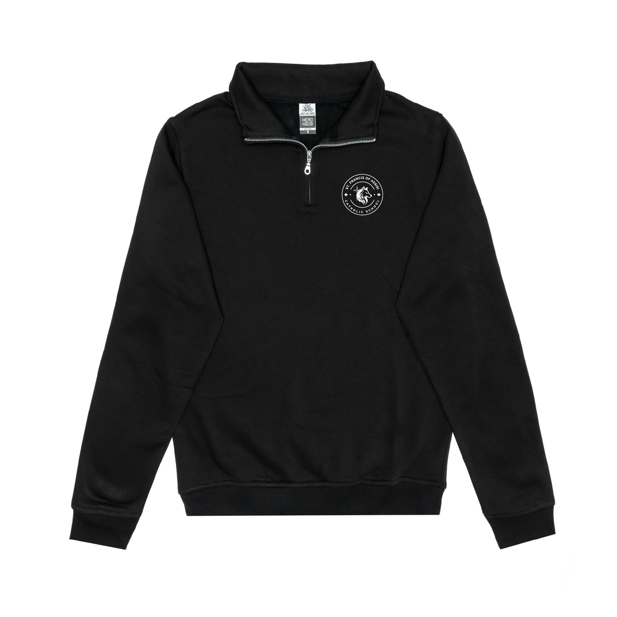 SFA 1/4 Zip - Black - Circle Logo Embroidery