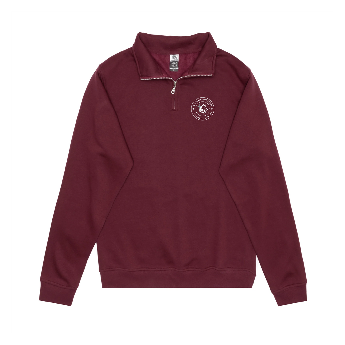 SFA 1/4 Zip - Maroon - Circle Logo Embroidery