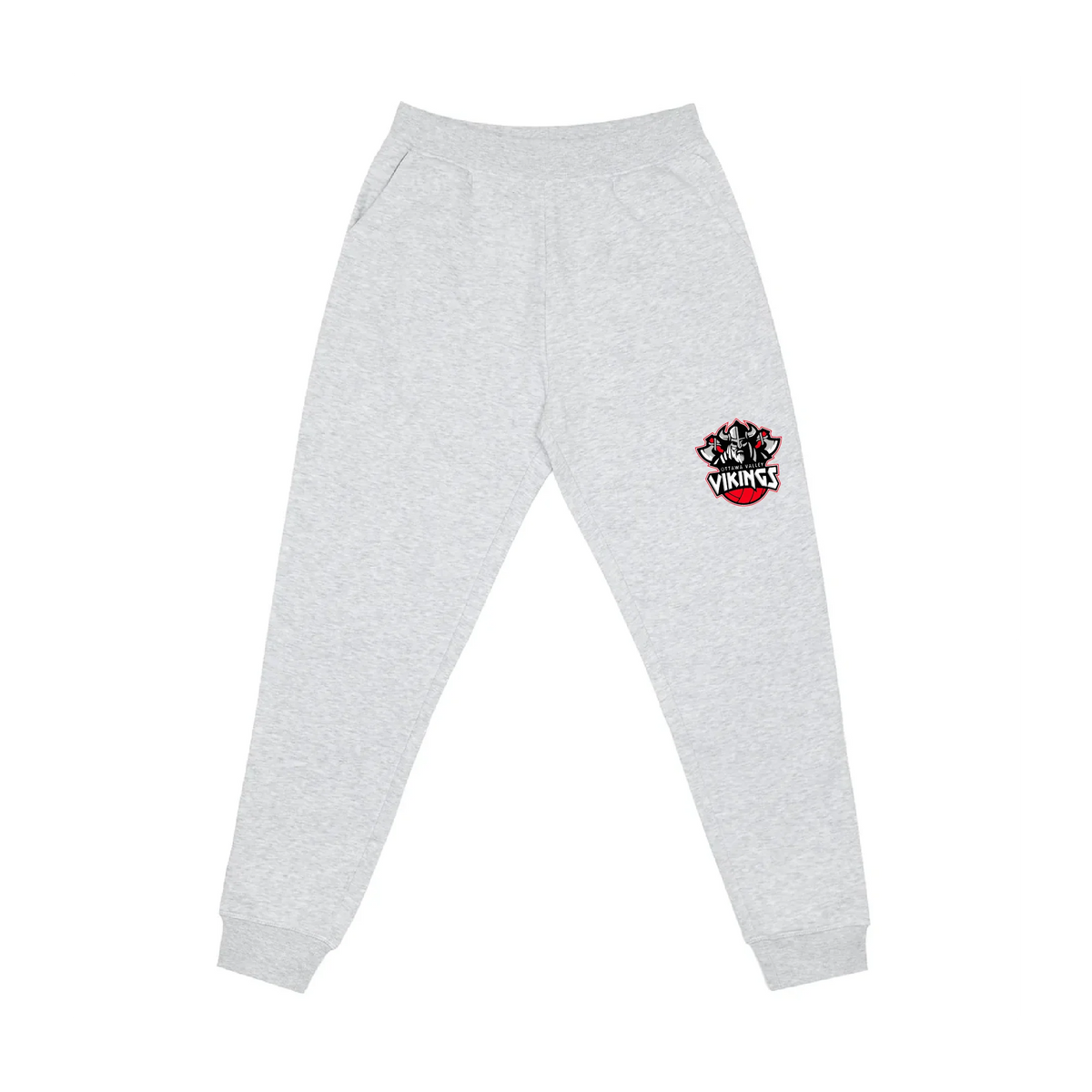 Vikings HERO-5020R ash joggers - printed logo