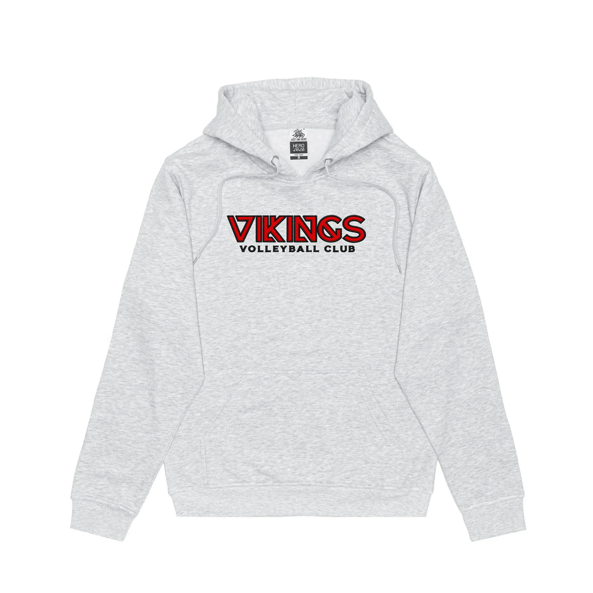 Vikings HERO-2020 ash hoodie - applique front