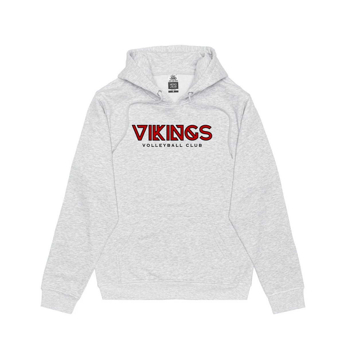 Vikings HERO-2020 ash hoodie - printed front