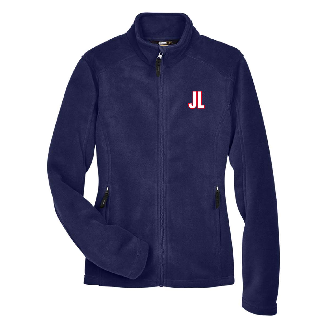 JL-E - Embroidered Ladies' Full Zip Sweater