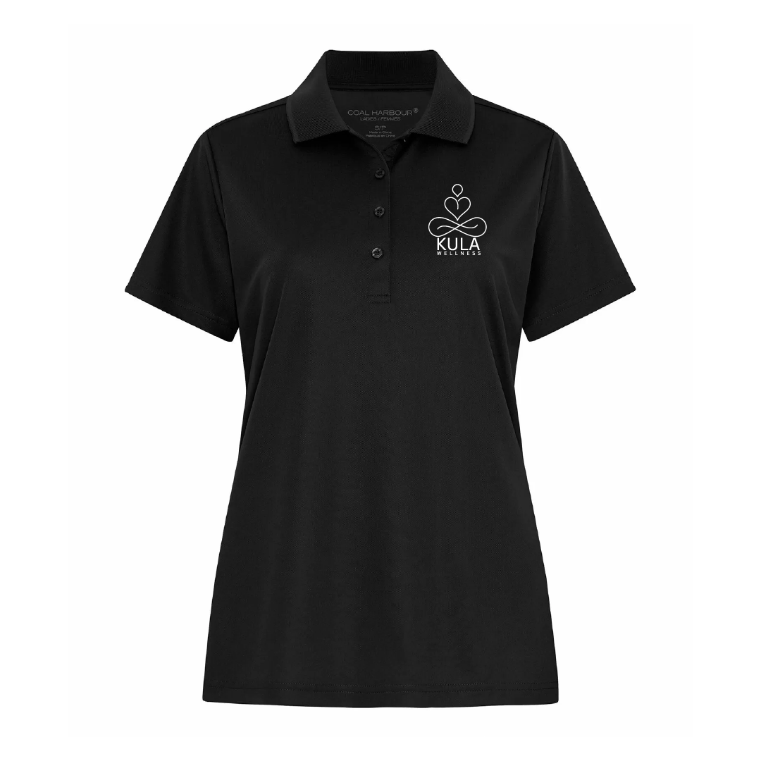 Kula Wellness - Ladies' Printed Golf Polo