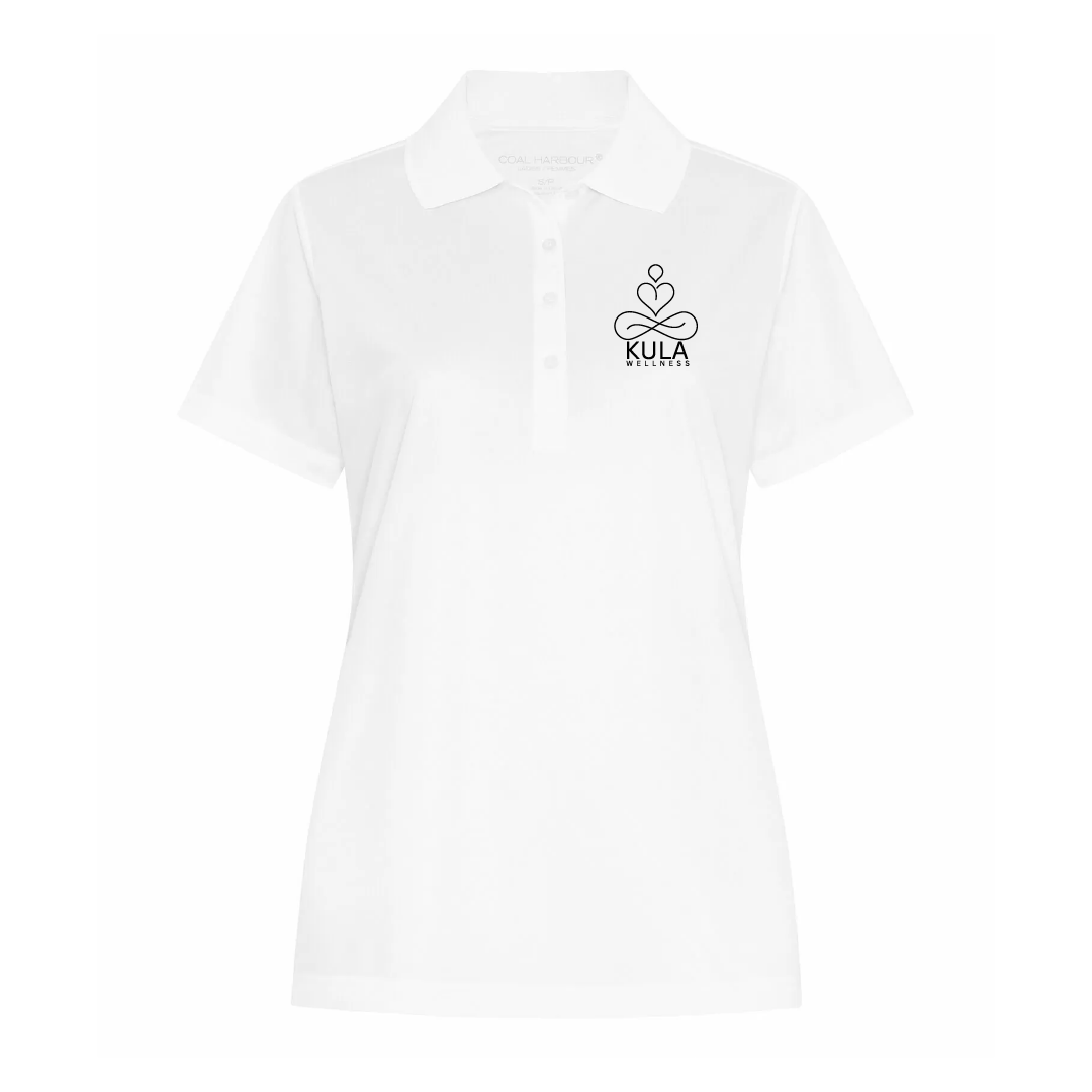 Kula Wellness - Ladies' Printed Golf Polo