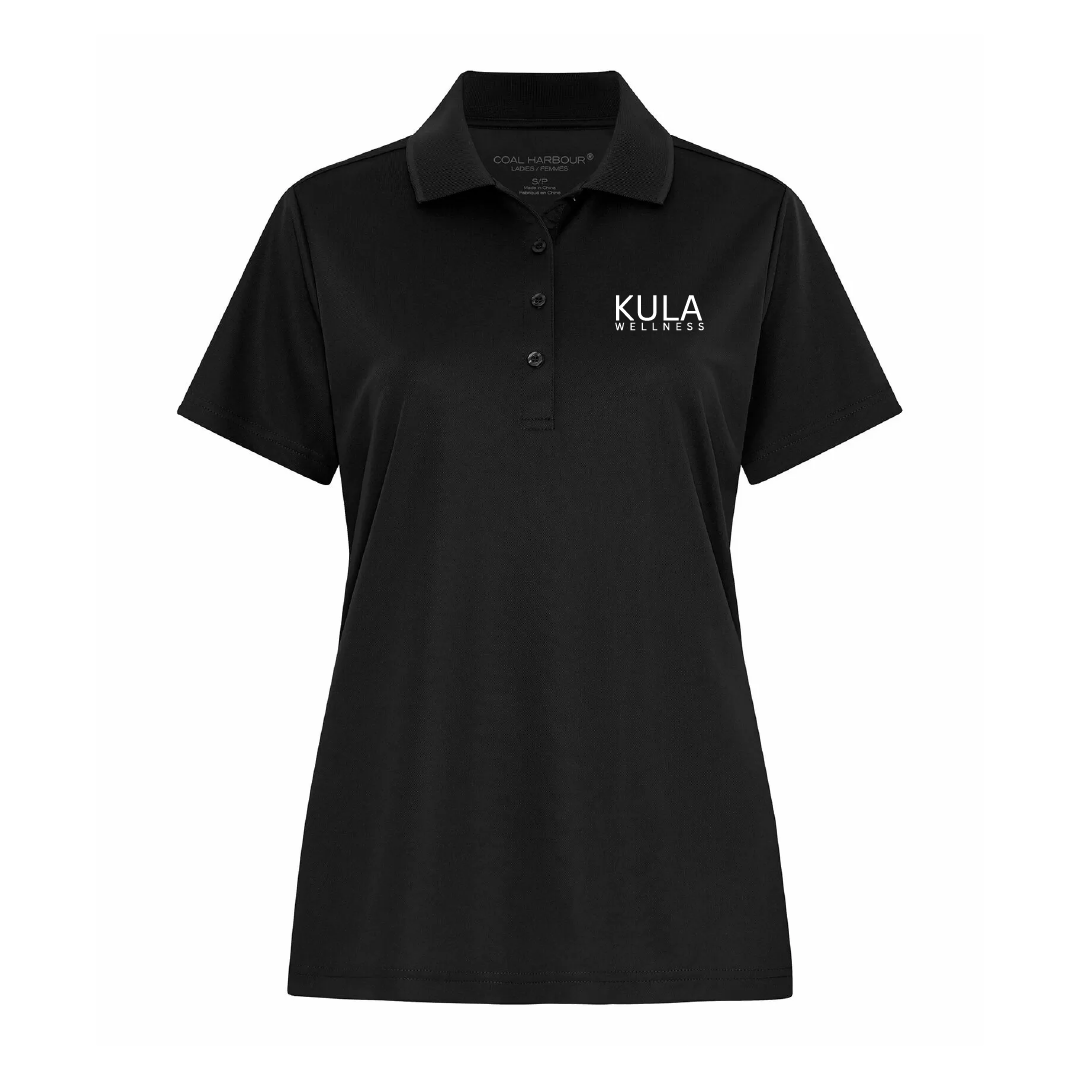 Kula Wellness - Ladies' Printed Golf Polo