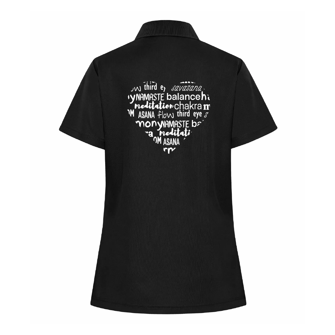 Kula Wellness - Ladies' Printed Golf Polo