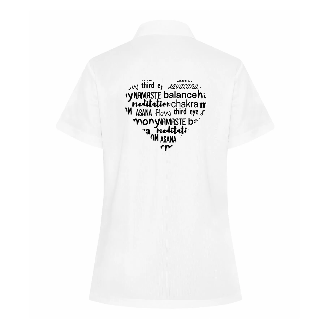 Kula Wellness - Ladies' Printed Golf Polo