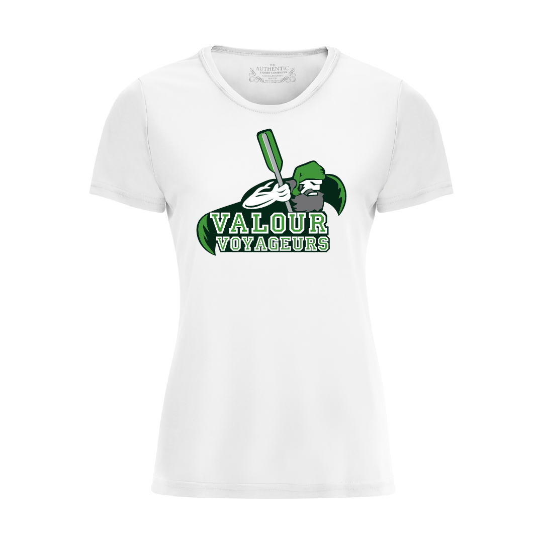 VALOUR - Ladies' Printed Poly T-Shirt - Valour Voyageurs