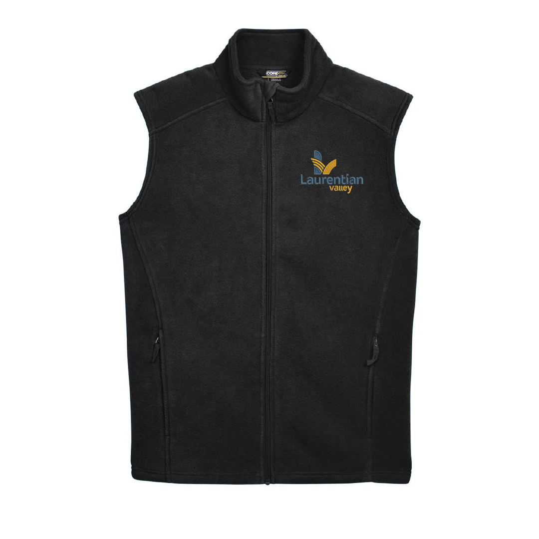 LV - Embroidered Men's Fleece Vest