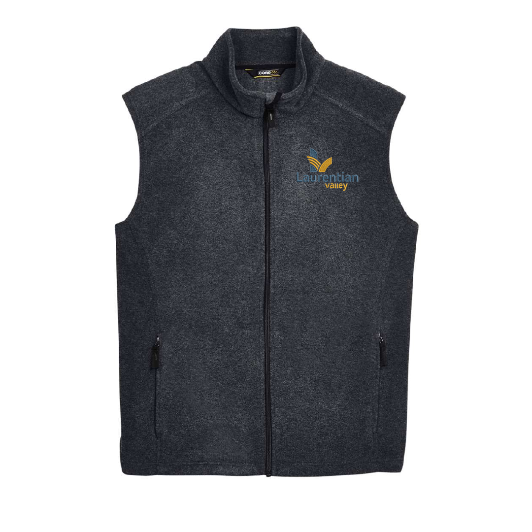 LV - Embroidered Men's Fleece Vest