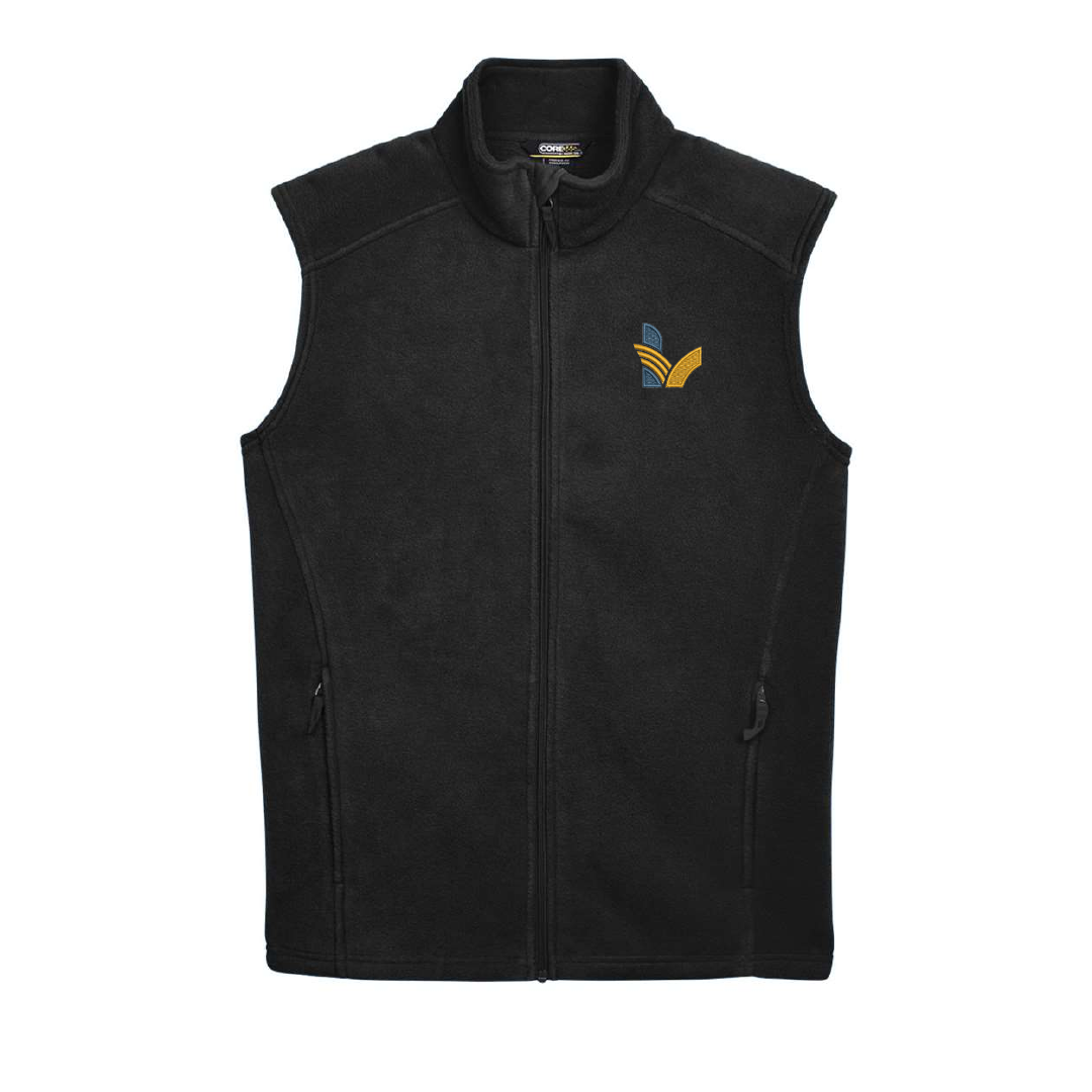 LV - Embroidered Men's Fleece Vest