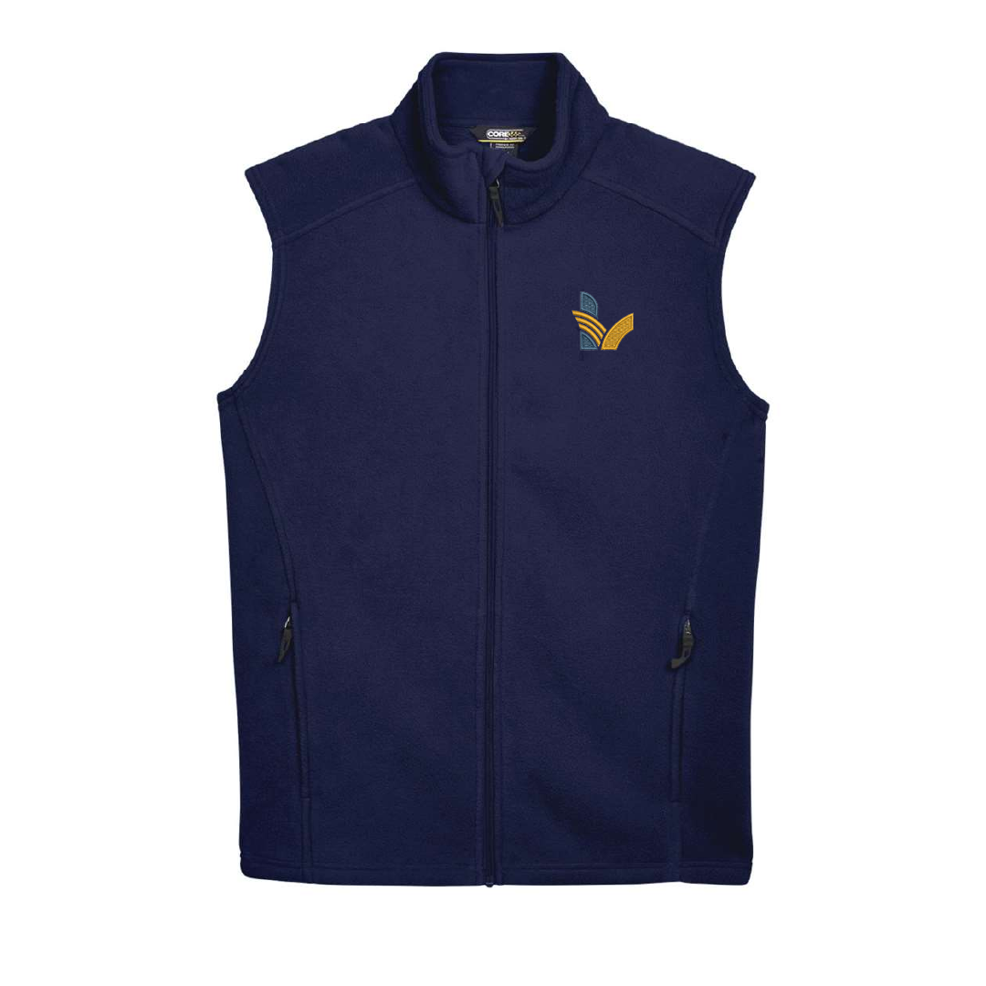 LV - Embroidered Men's Fleece Vest