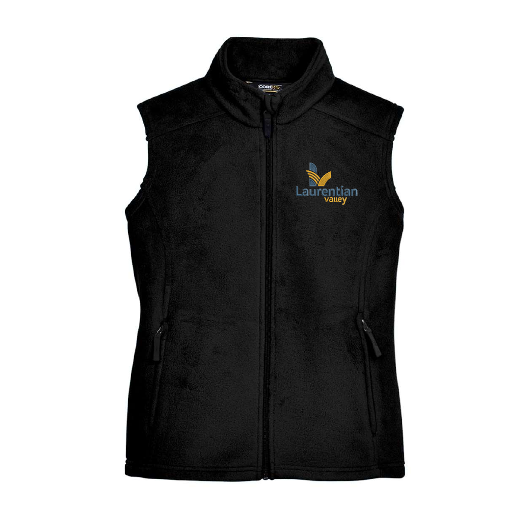 LV - Embroidred Ladies Fleece Vest