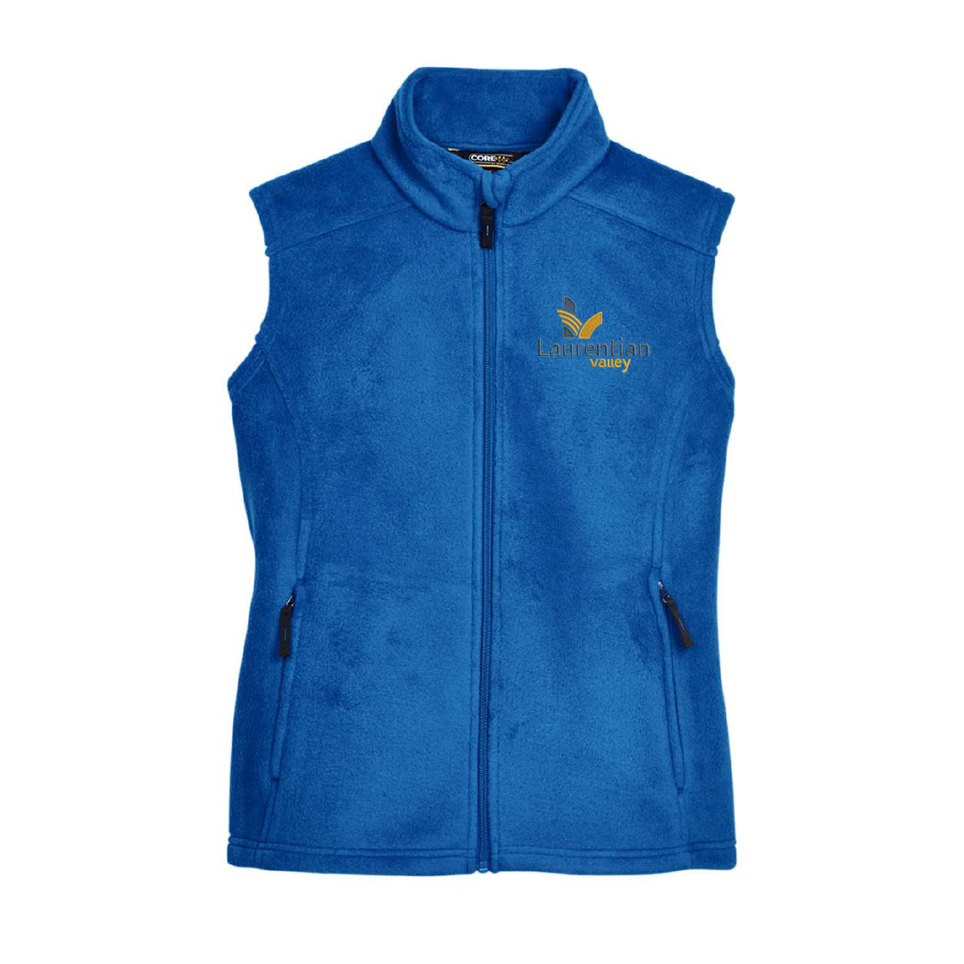 LV - Embroidred Ladies Fleece Vest