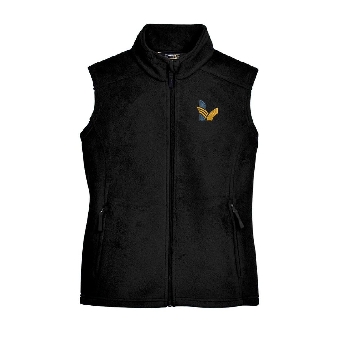 LV - Embroidred Ladies Fleece Vest