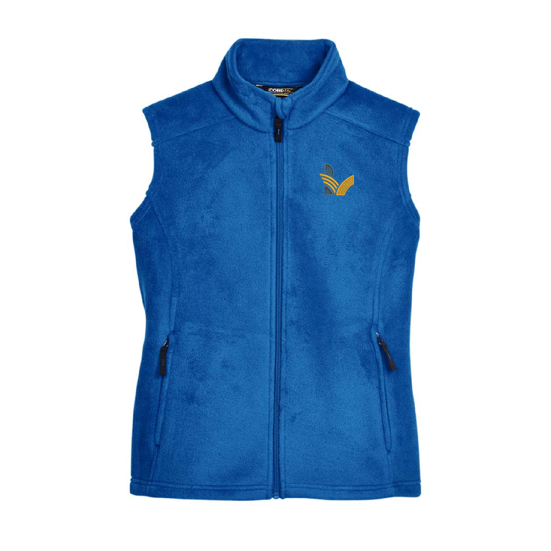 LV - Embroidred Ladies Fleece Vest
