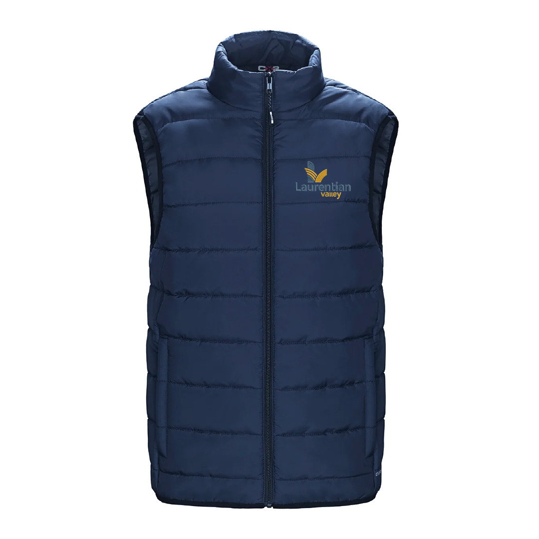 LV - Embroidered Ladies Puffy Vest