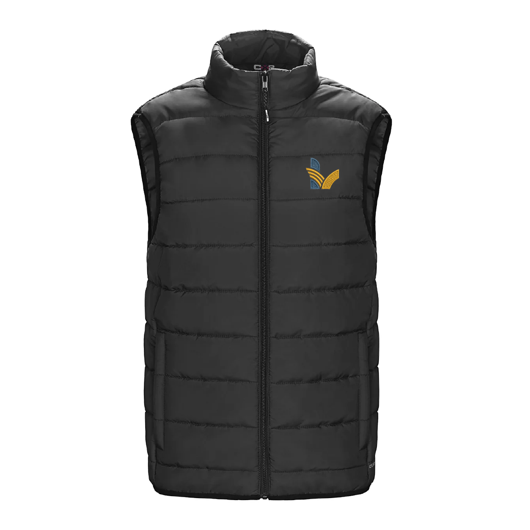 LV - Embroidered Ladies Puffy Vest