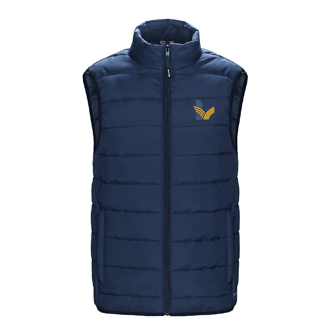 LV - Embroidered Ladies Puffy Vest
