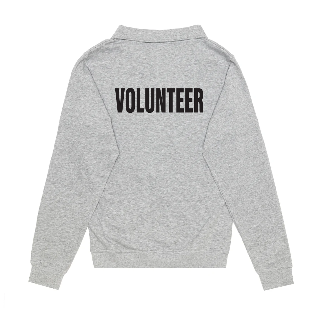 Sweat-shirt unisexe à col zippé brodé F&amp;F -