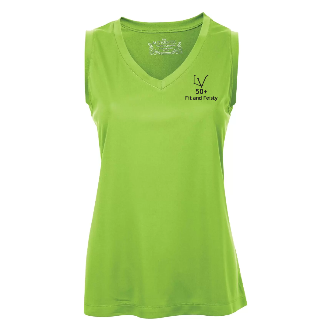 F&F - Printed Ladies Performance Sleeveless V-Neck