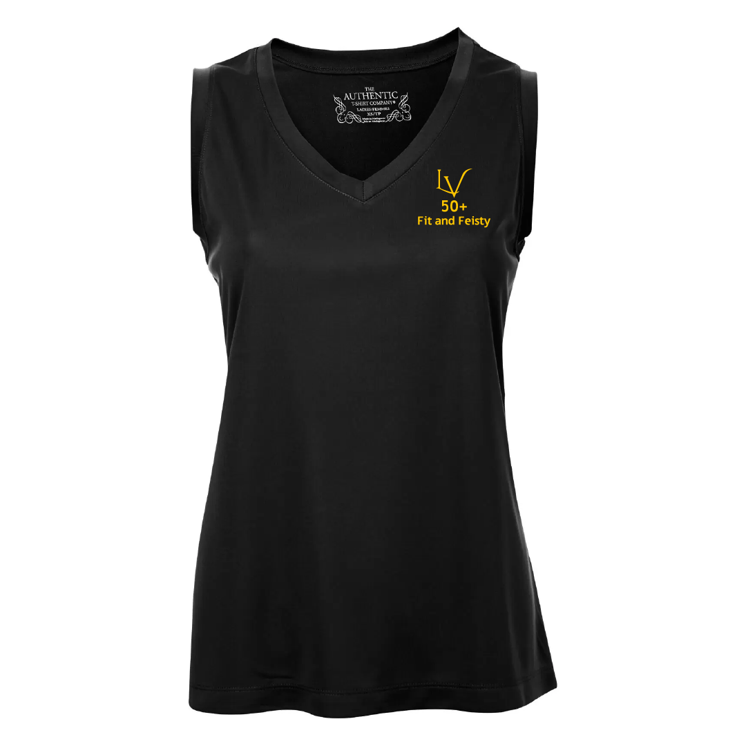 F&F - Printed Ladies Performance Sleeveless V-Neck