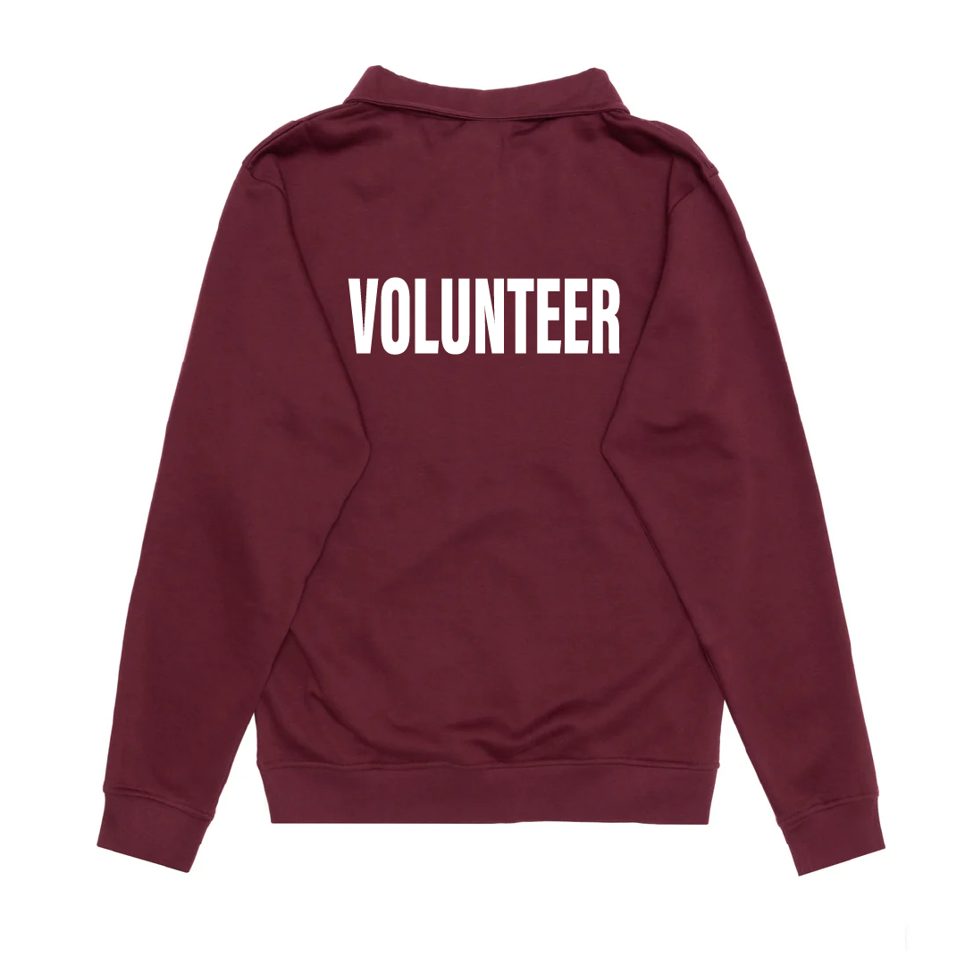 Sweat-shirt unisexe à col zippé brodé F&amp;F -