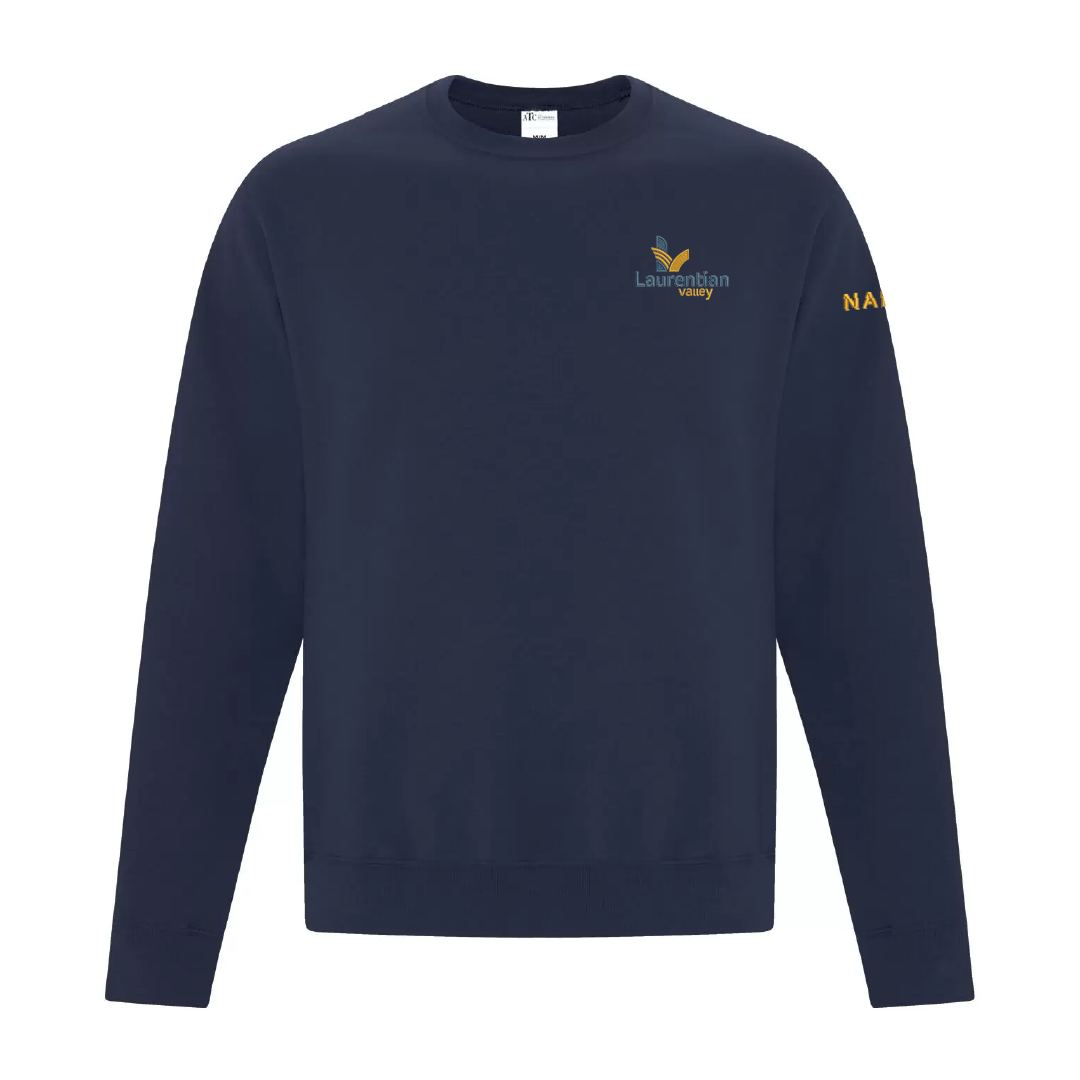 LV - Embroidered Unisex Crew Cut Sweater