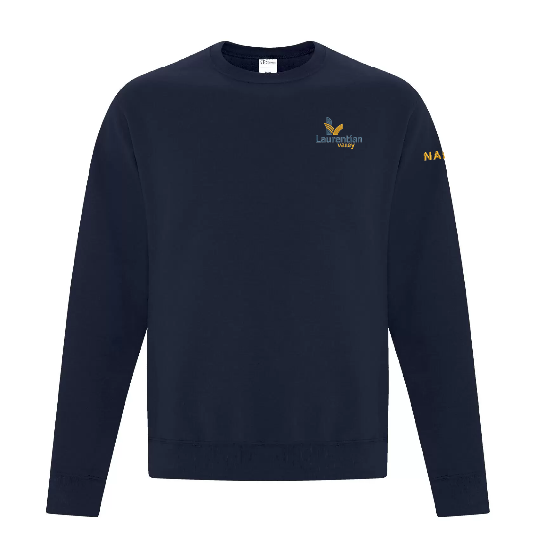 LV - Embroidered Unisex Crew Cut Sweater