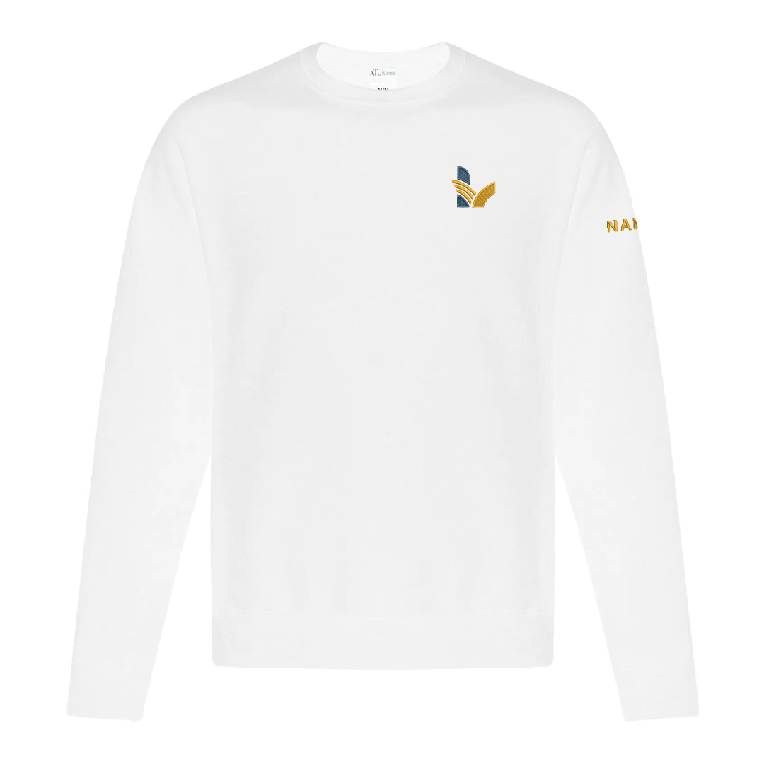 LV - Embroidered Unisex Crew Cut Sweater